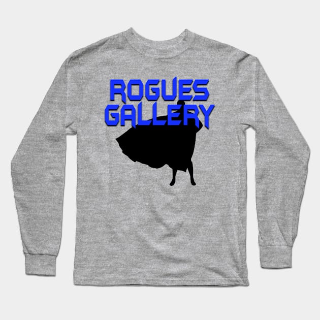 ROGUES GALLERY Male (Black Silhouette) Long Sleeve T-Shirt by Zombie Squad Clothing
